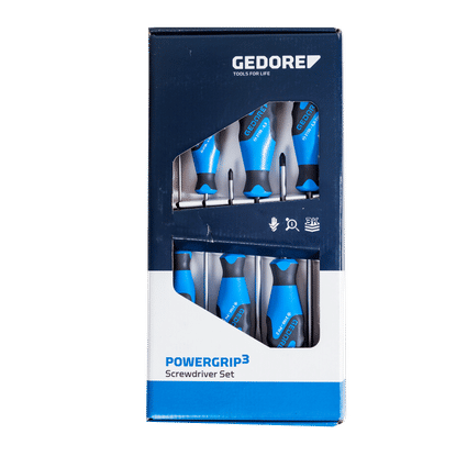 GEDORE 6 PIECE ELECTRICIAN SCREWDRIVER SET