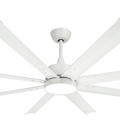 SYNERJI 60" 8 BLADE WHITE CEILING FAN