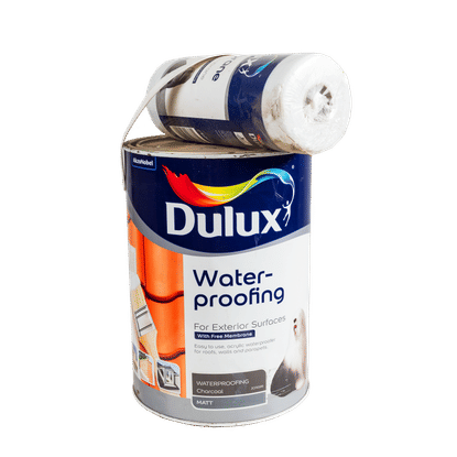 DULUX CHARCOAL 5Lt WATERPROOFING PAINT + MEMBRANE