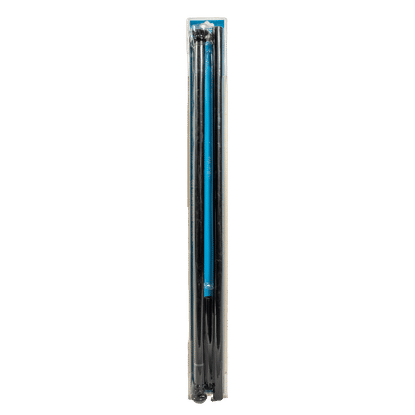 LARGE BLACK 1050-2400mm SHOWER CURTAIN ROD 