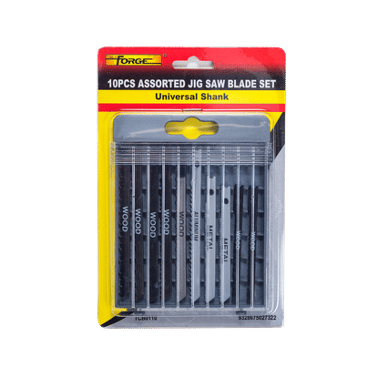 FORGE 10pc ASSORTED JIG SAW BLADE SET