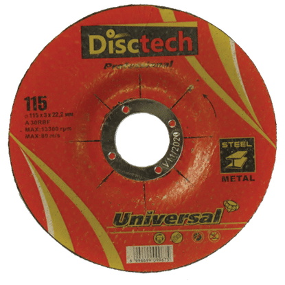 DISCTECH  115x3x22.2mm STEEL CUTTING DISC