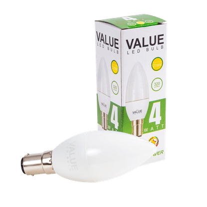 LEDLITE VALUE B15 WARMWHITE CANDLE 4w LED LAMP