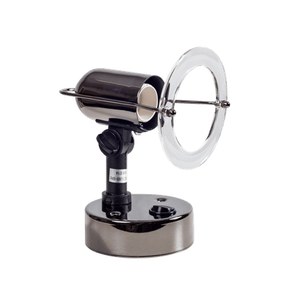 BRIGHT STAR GUN METAL SINGLE MINI FITTING SPOT MEGA DISK