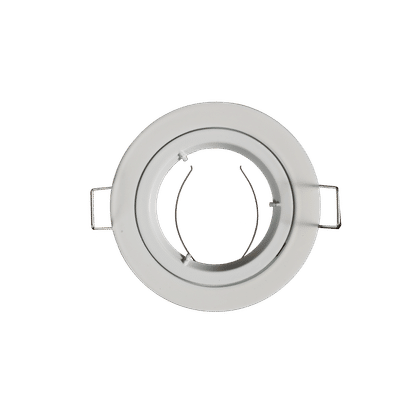 SYNERJI WHITE ALUMIMIUM 62mm FIXED DOWNLIGHTER