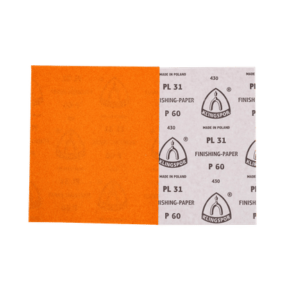KLINGSPOR MEDIUM 60 GRIT CABINET/SAND PAPER