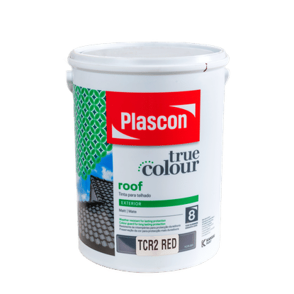 PLASCON TRUE COLOR RED 5Lt ROOF PAINT