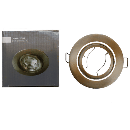 SYNERJI ANTIQUE BRASS ALUMINIUM TILT DOWNLIGHTER