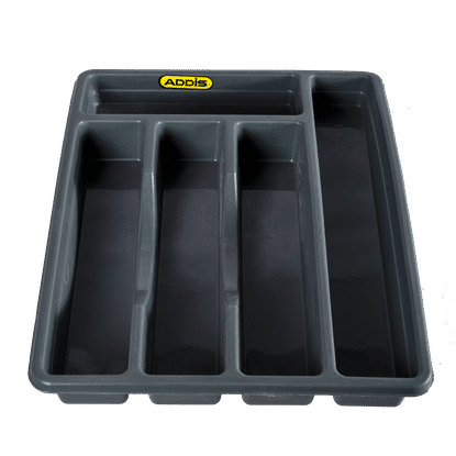 ADDIS DARK GREY CUTLERY TRAY