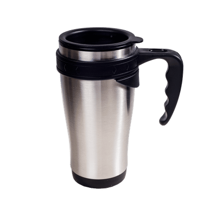 STAINLESS STEEL TRAVEL MUG 