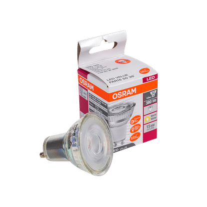 OSRAM WARM WHITE GU10 4/5w LED LAMP