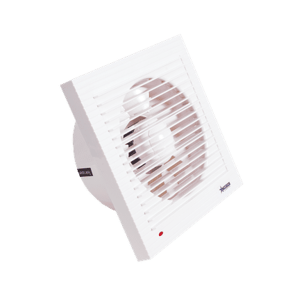 LUFT WALL 150mm BATHROOM EXTRACTOR FAN WITH BACKDRAFT DAMPER