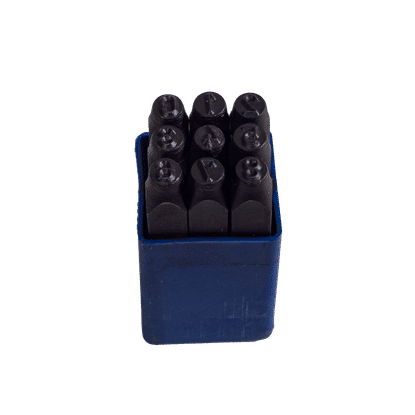 6mm 9 PIECE NUMBER PUNCH SET