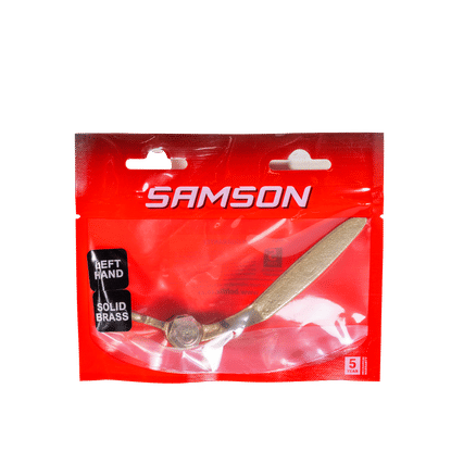 SAMSON LEFT HAND BRASS WINDOW HANDLE