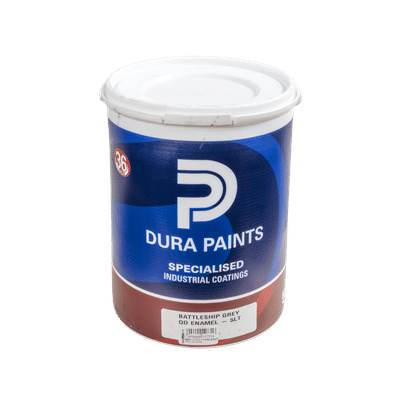 DURA HYDRO FINISH QUICK DRY ENAMEL BATTLESHIP GREY 5Lt PAINT