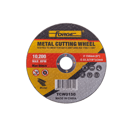 FORGE 150x3x22.2mm METAL CUTTING DISC