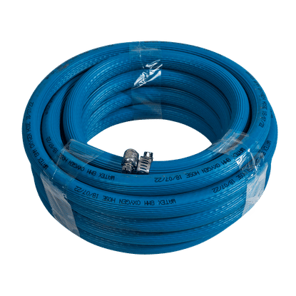 WATEX 8mm x 5m OXYGEN HOSE WITH CLAMPS