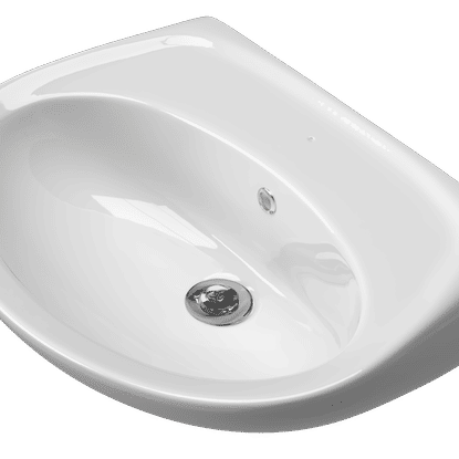 CERAMIC INDUSTRIES BETTALUX WHITE COURIER BASIN SET