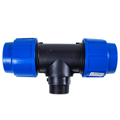 ERA HDPE MALE 63mm x2" COMPRESSION TEE