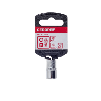 GEDORE RED ¼" DRIVE 10mm HEX SOCKET