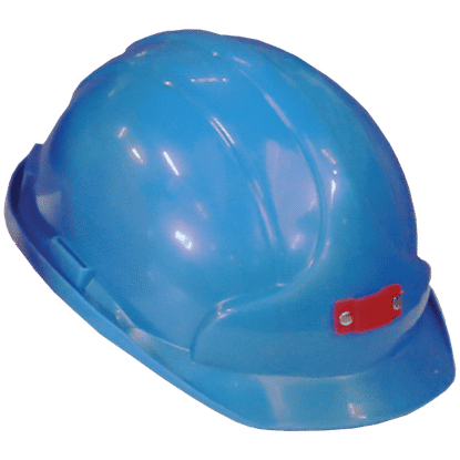 6 POINT BLUE MINERS SAFETY HARD HAT
