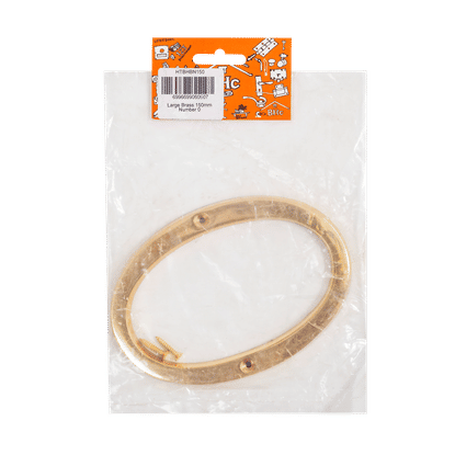 BHC LARGE 150mm No.0 BRASS NUMBER