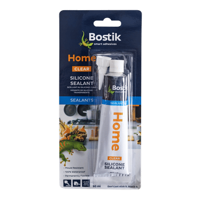 BOSTIK CLEAR 90ml HOME SILICON SEALANT