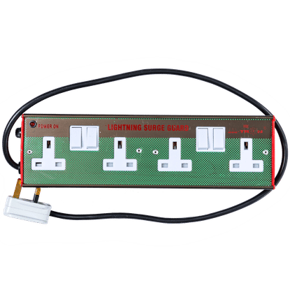 MUKONITRONICS 4 Way 13Amp SURGE EXTENSION