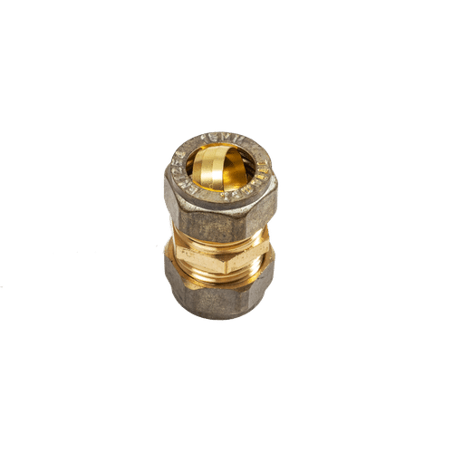 10 X 1/4 Brass Olive Barrel Compression Fitting Copper Pipe Gas