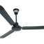 SYNERJI 56" 3 BLADE BLACK CEILING FAN