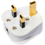 AE 3PIN 13a PLUG TOP + PIN INSULATION