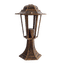 RADIANT ES BLACK & GOLD 6 PANEL PEDESTAL LANTERN