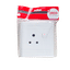 LESCO FLUSH 4X4 16a SINGLE SWITCH  SOCKET OUTLET