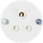 LITEMASTER 5Amp ROUND SKIRTING SOCKET