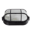 RADIANT ES BLACK 60w 200x110mm OVAL BULKHEAD FITTING