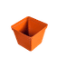 SQUARE PLASTIC TERRA 17.5cm PLANT POT