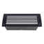 FUMAGALLI LETI E27 OPAL BLACK RECESSED 293x113mm LAMP FITTING