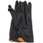 ACID RESISTANT BLACK 35cm RUBBER GLOVES