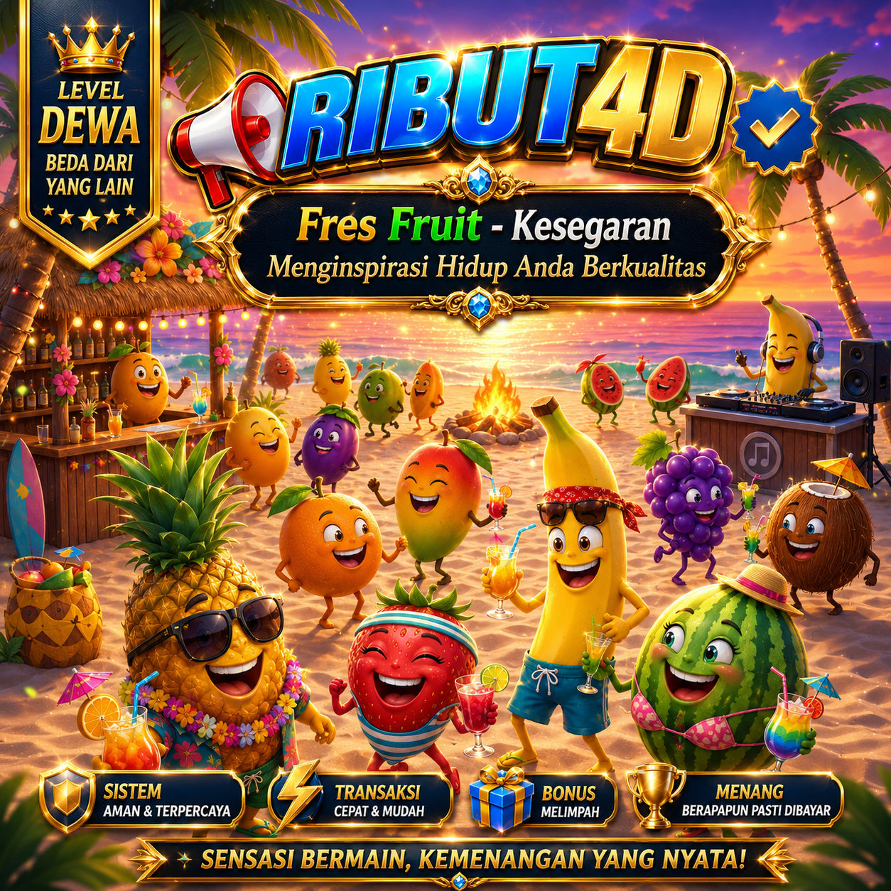 RIBUT4D <> Fres Fruit - Kesegaran Menginspirasi Hidup Anda Berkualitas - WooCommerce eCommerce