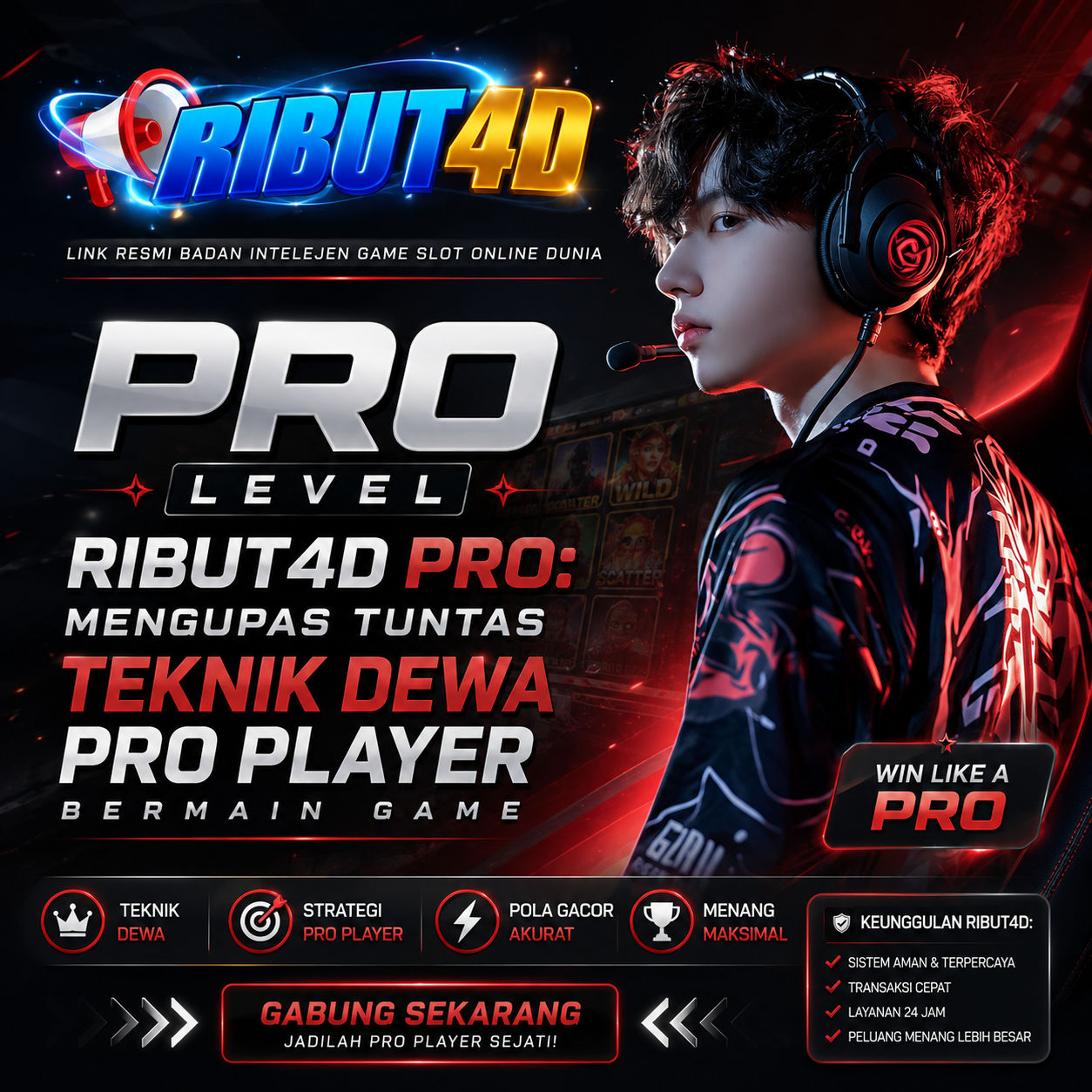 RIBUT4D Pro: Mengupas Tuntas Teknik Dewa Pro Player Bermain Game