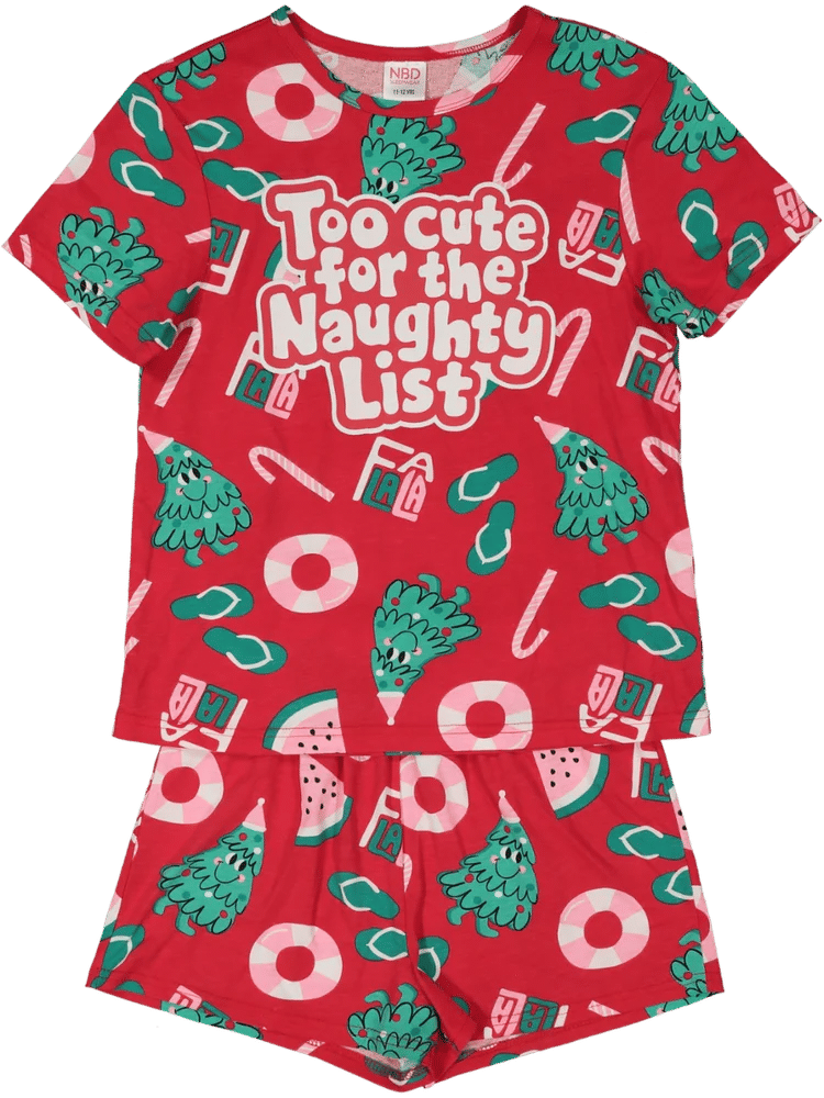 Christmas Printed Summer Pyjamas