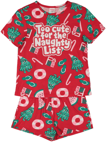Christmas Printed Summer Pyjamas