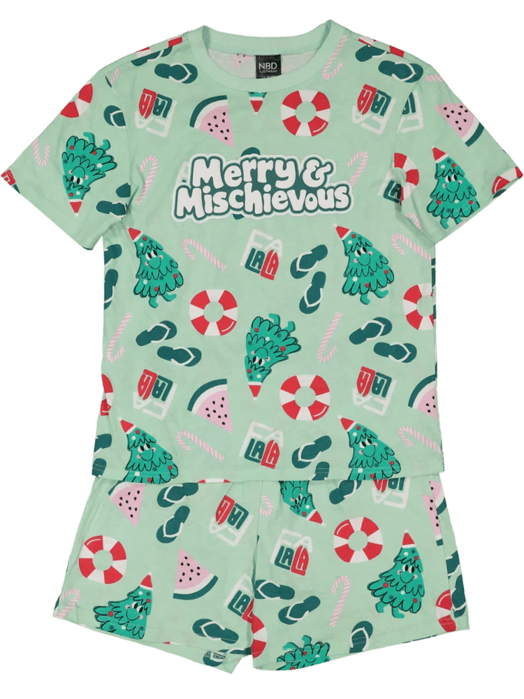 Green Christmas Pyjamas