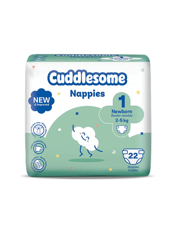 Cuddlesome Travel Pack Nappies 22s