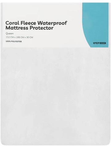 Coral Fleece Waterproof Mattress Protector Queen