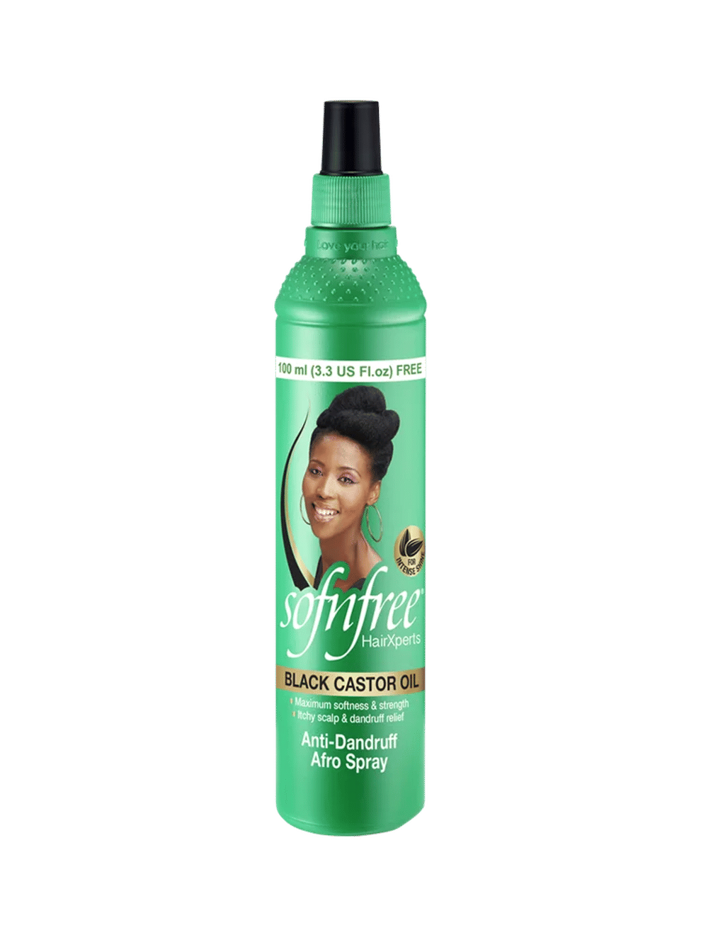 Softnfree  Black Castor Oil Afro Spray