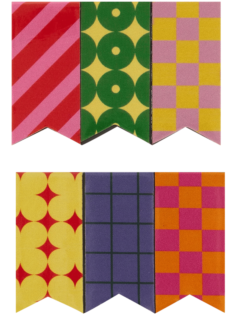 Patterned Magnetic Book Markers