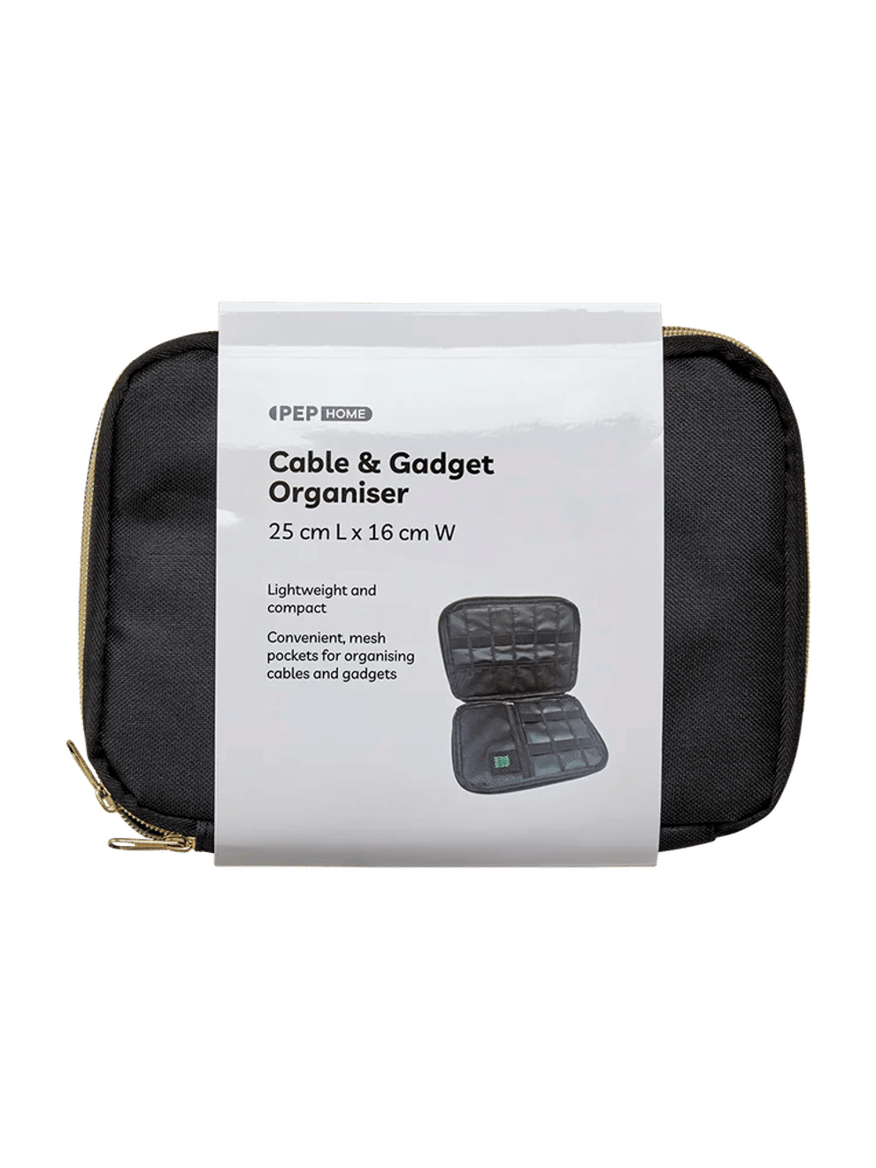 Black Cable and Gadget Organiser