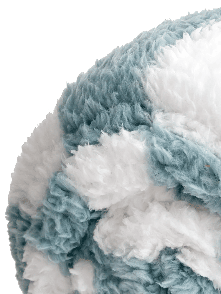 Double Striped Sherpa Fleece Blanket (1)