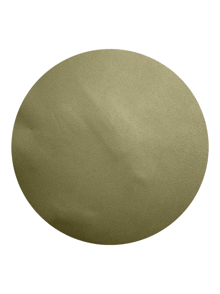Round Textured Faux Placemat